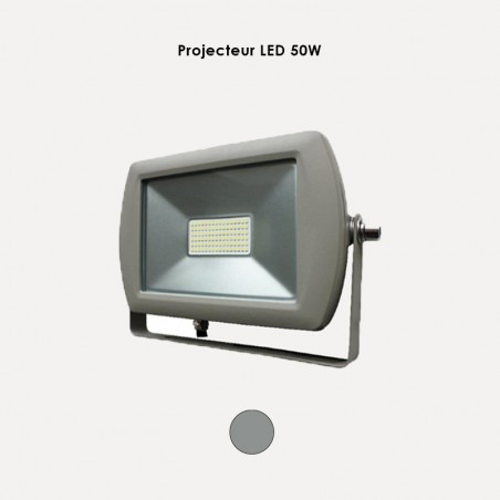 Projecteur LED Extérieur Ultra Fin 10W IP65 Réglable Blanc 4000K 30000H  7hSevenOn